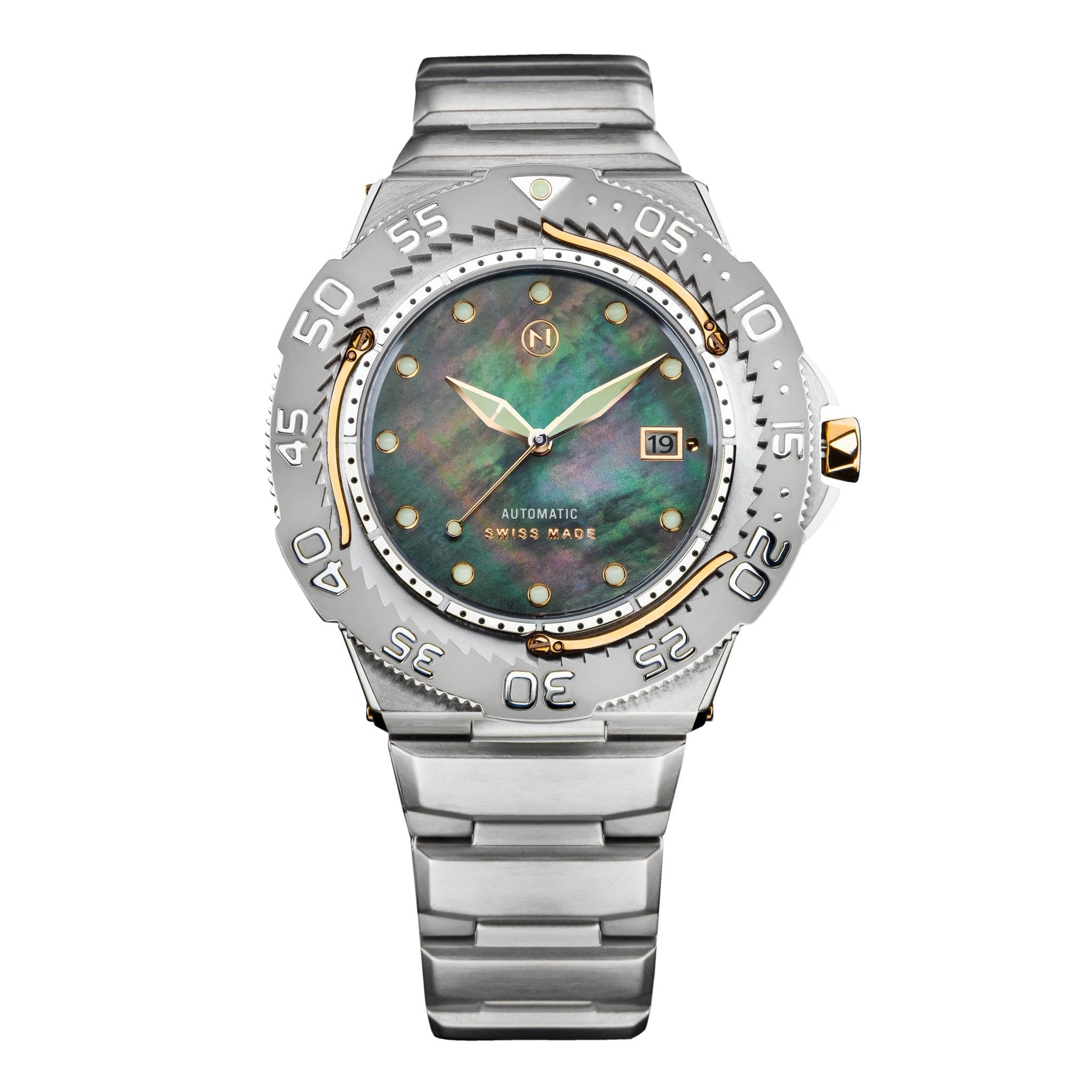 Nove Trident Swiss Automatic G101-02 Mother of Pearl* | Watches.com