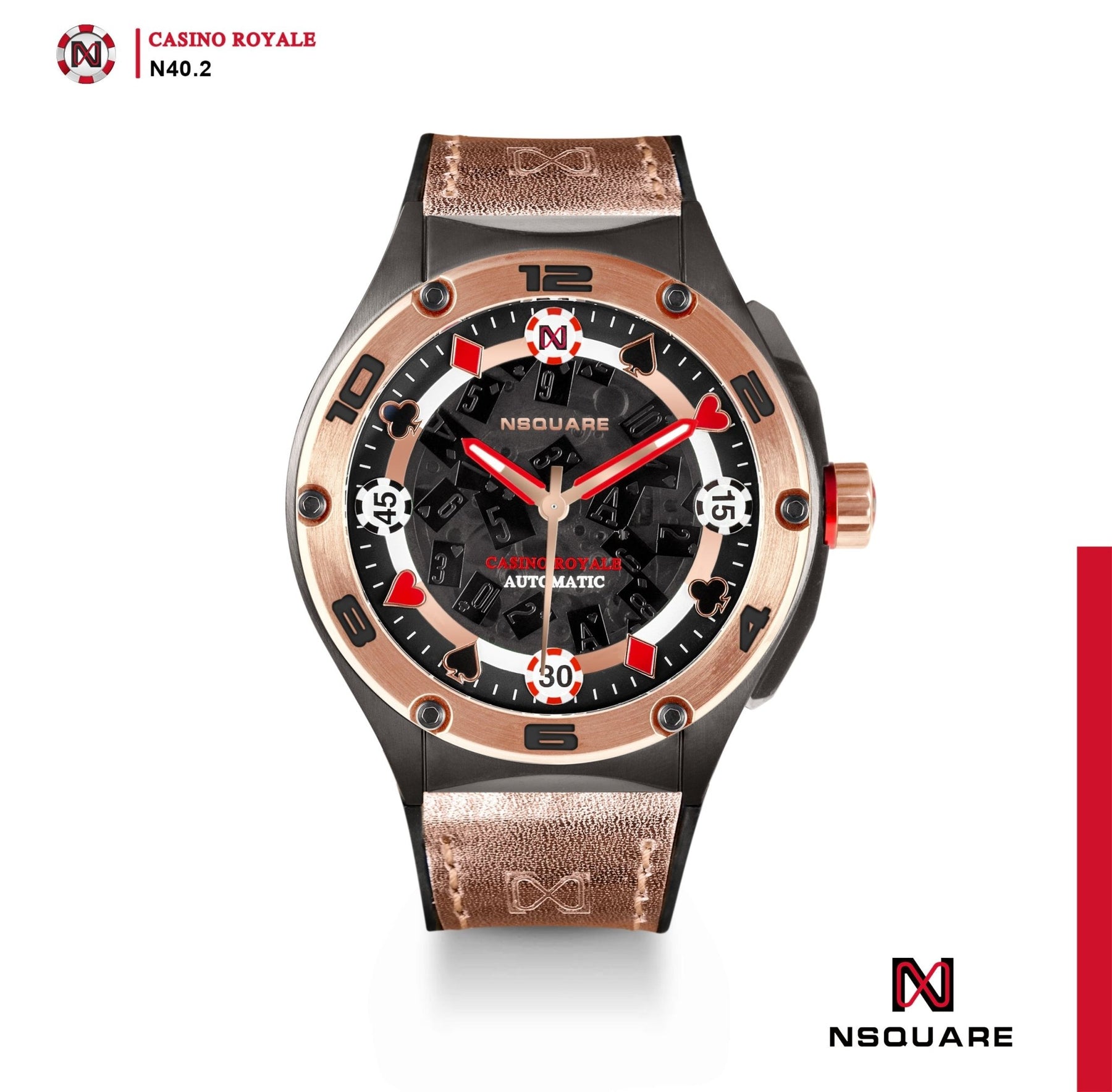 Nsquare Casino Royale Automatic 45mm Rose Gold Limited Edition
