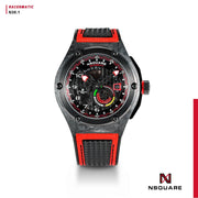 NSquare Racermatic Automatic N38.1 RED/BLACK|NSquare競賽者系列 自動錶N38.1 紅色/黑色 - Watches.com - 
