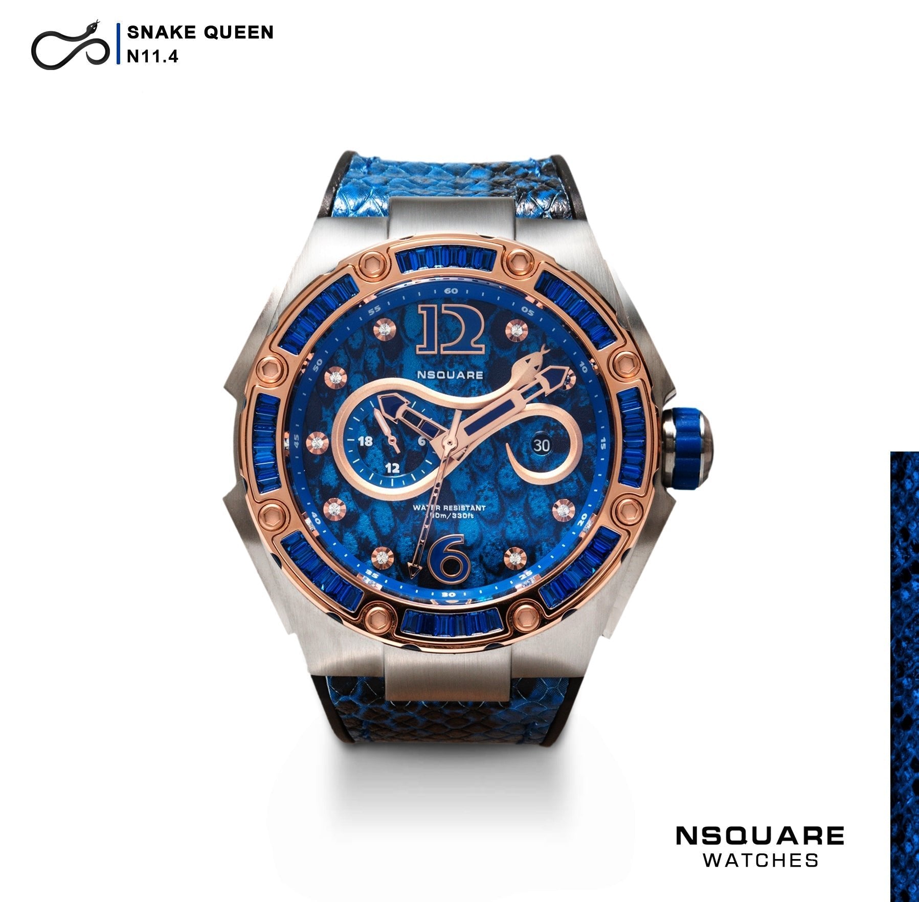 Nsquare SnakeQueen Automatic 46mm Gamma Blue – Watches.com