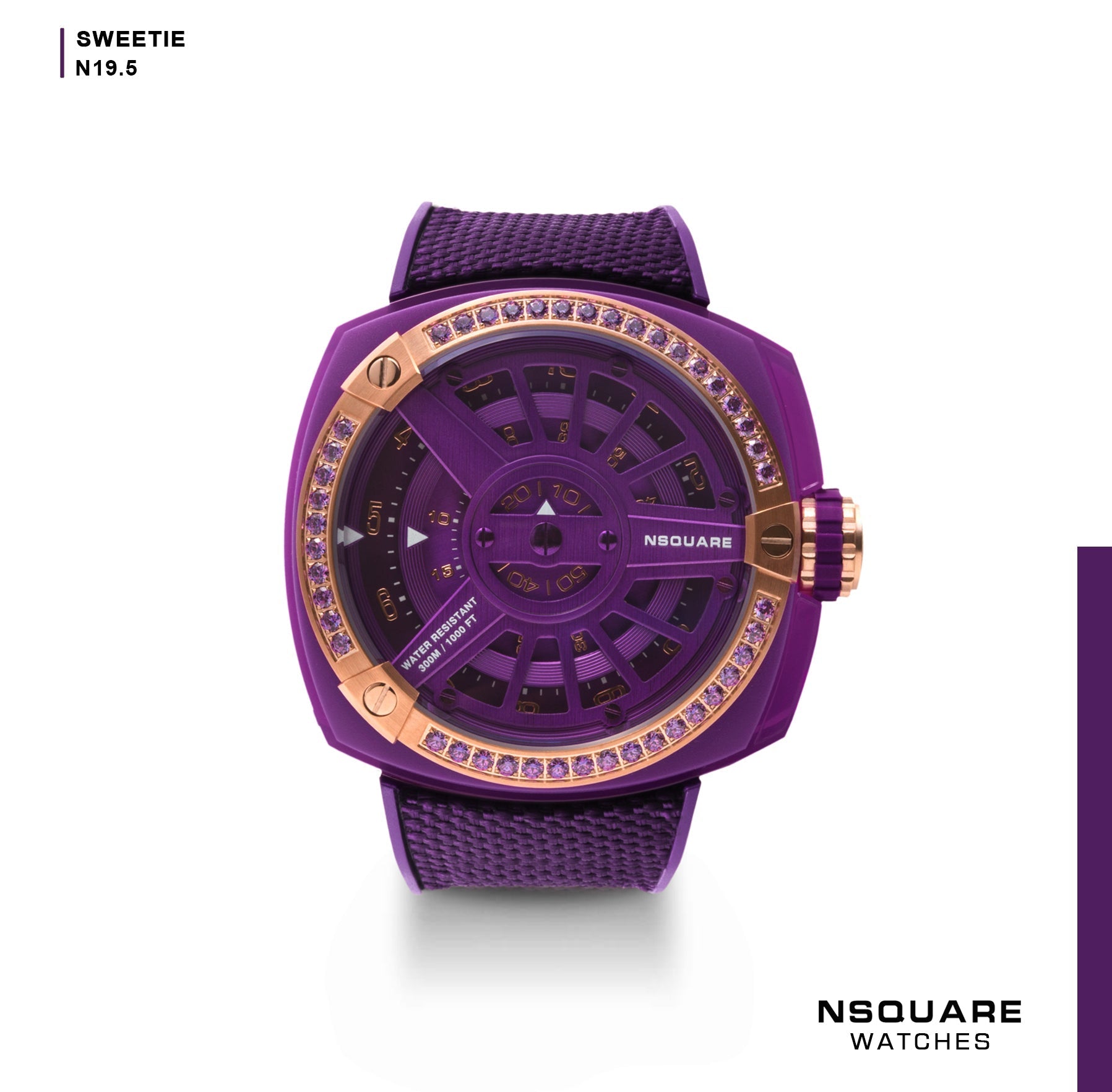 Nquare Sweetie 51mm Hyper Violet – Watches.com