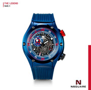 NSQUARE The Legend Automatic N45.1 Blue LIMITED EDITION|NSQUARE傳奇系列 自動錶N45.1 藍色限量版 - Watches.com - 