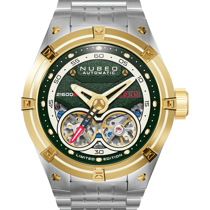 Nubeo Galileo Automatic Limited Edition Gold angled shot picture