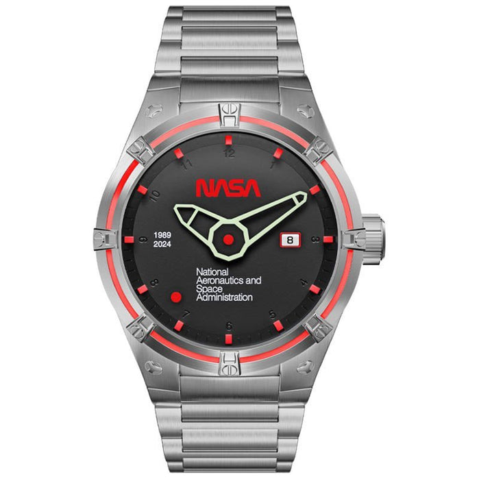 Nubeo Galileo Automatic NASA Mars Black Limited Edition angled shot picture