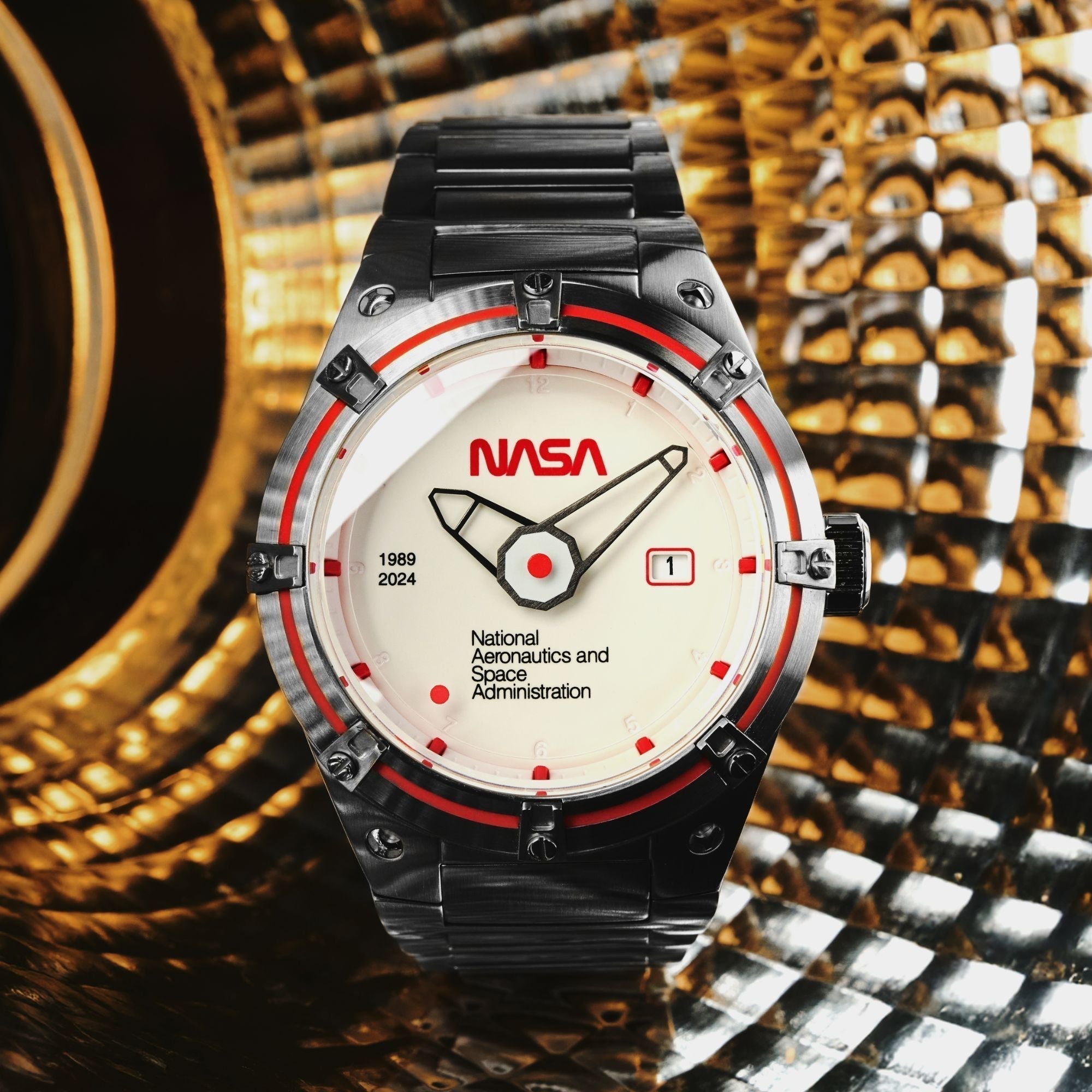 Nubeo Galileo NASA Automatic Space White Limited Edition