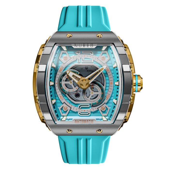 Nubeo Magellan 24 Hour Automatic City Blue angled shot picture
