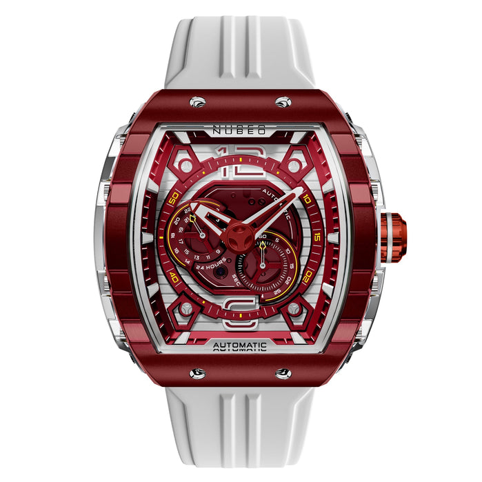 Nubeo Magellan 24 Hour Automatic Crimson Rose angled shot picture