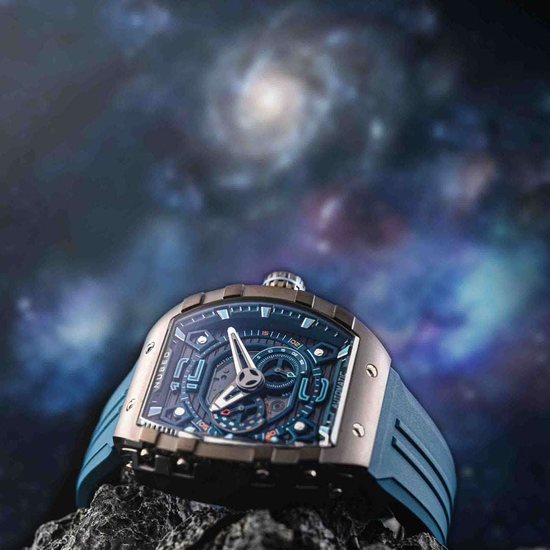 Nubeo Magellan 24 Hour Automatic Retro Blue – Watches.com