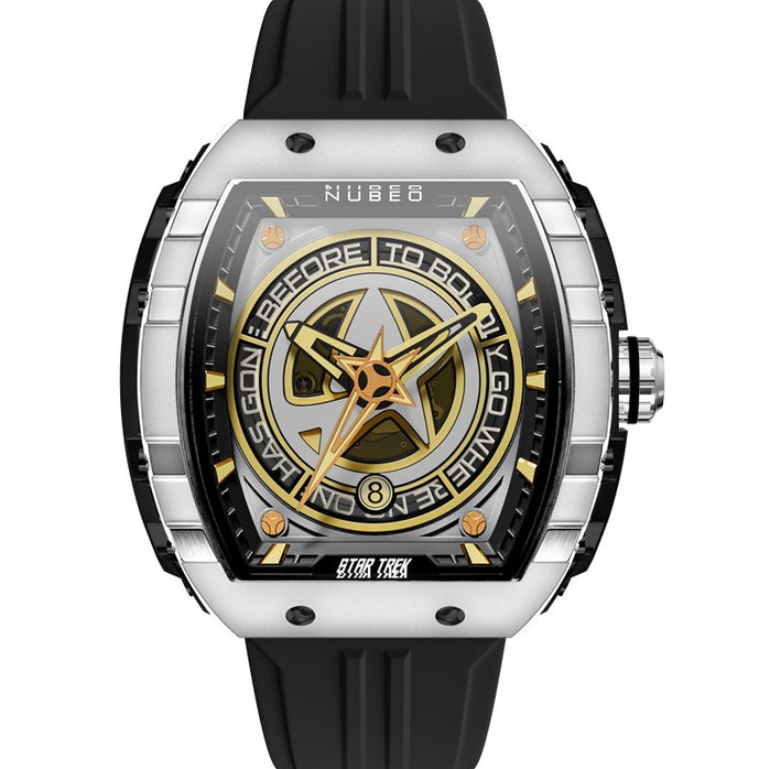 Nubeo Magellan Automatic Star Trek Starfleet Limited Edition Beam Black angled shot picture