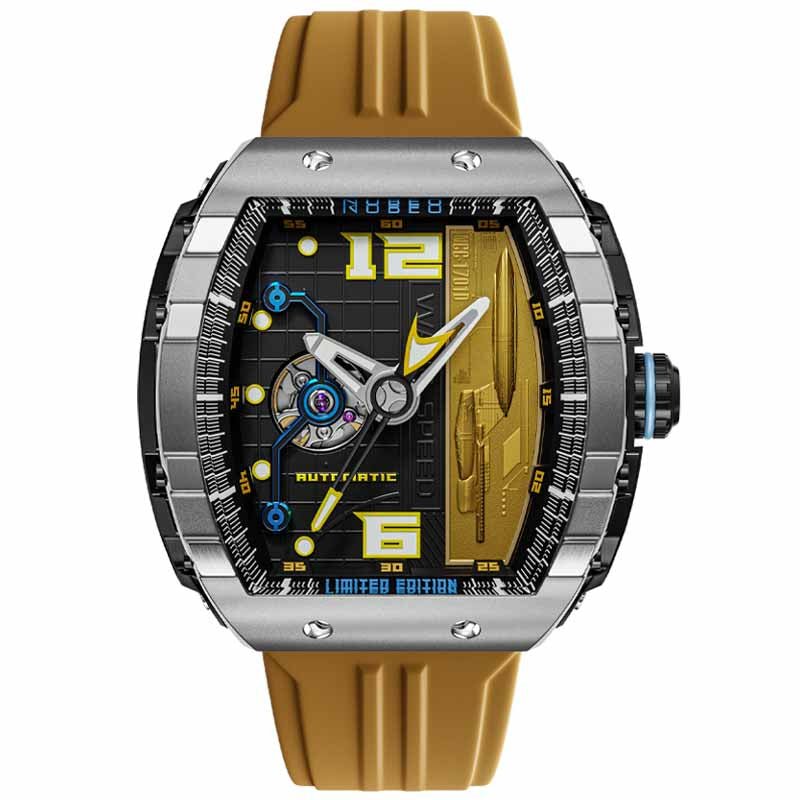 Nubeo Magellan Automatic Star Trek Warp Speed Data Yellow Limited