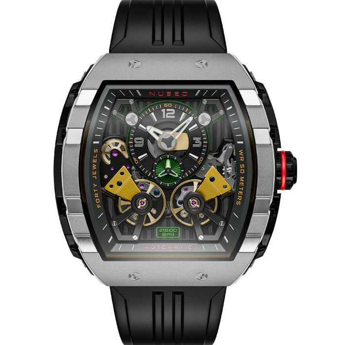 Nubeo Magellan Double Barrel Automatic Matte Black angled shot picture