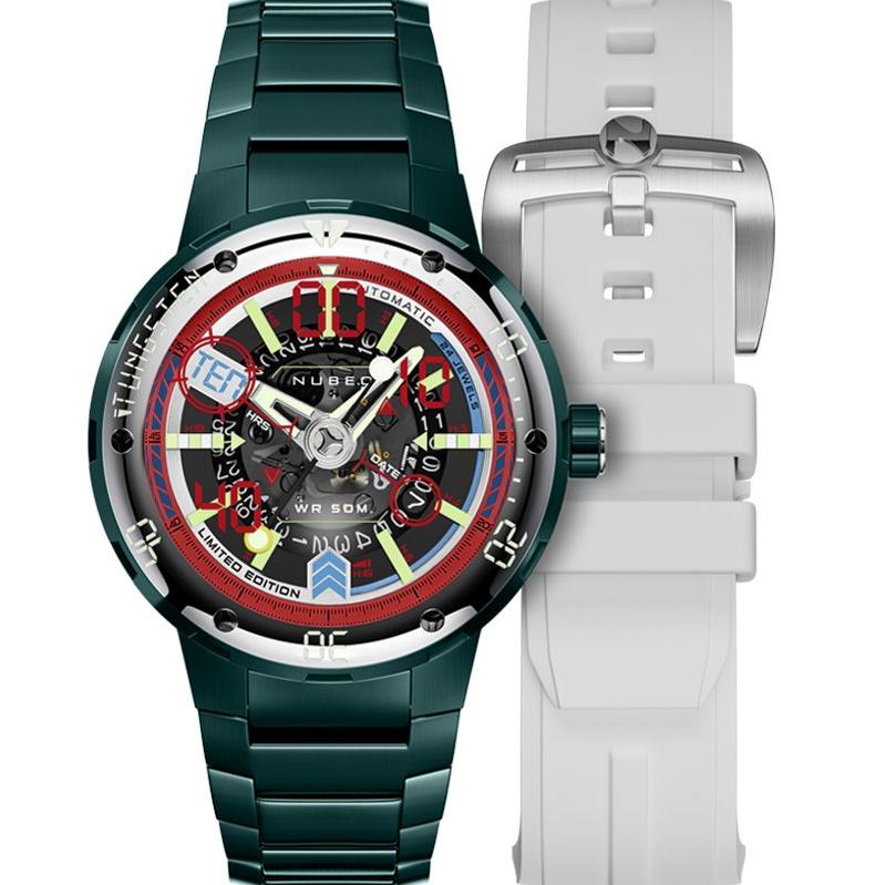 Nubeo Mariner 9 Automatic Limited Edition Mars Green | Watches.com