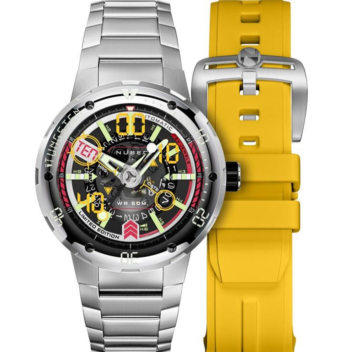 Nubeo Mariner 9 Automatic Limited Edition Space Foil angled shot picture