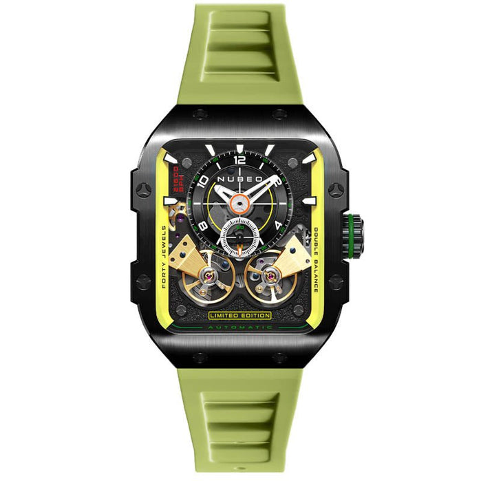 Nubeo Maven Automatic Dark Khaki Limited Edition angled shot picture