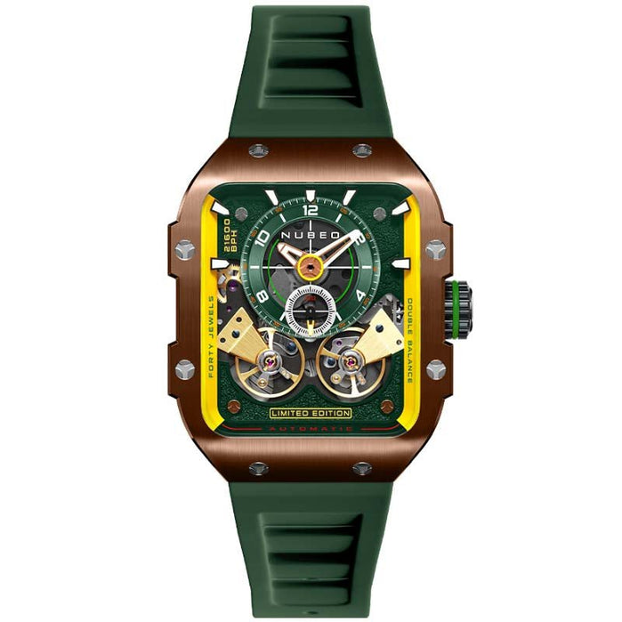 Nubeo Maven Automatic Gothic Green Limited Edition angled shot picture