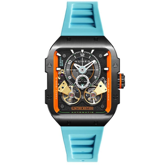 Nubeo Maven Automatic Neptune Blue Limited Edition angled shot picture