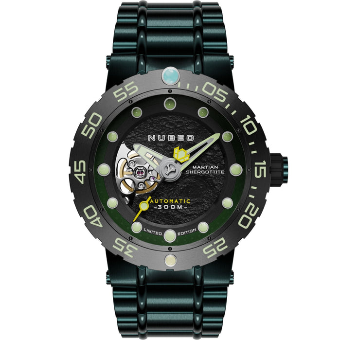 Nubeo Opportunity Automatic Deep Green Limited Edition angled shot picture