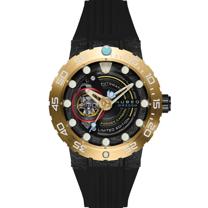 Nubeo Opportunity Automatic Forged Carbon Fiber Limited Edition Carbon Black angled shot picture