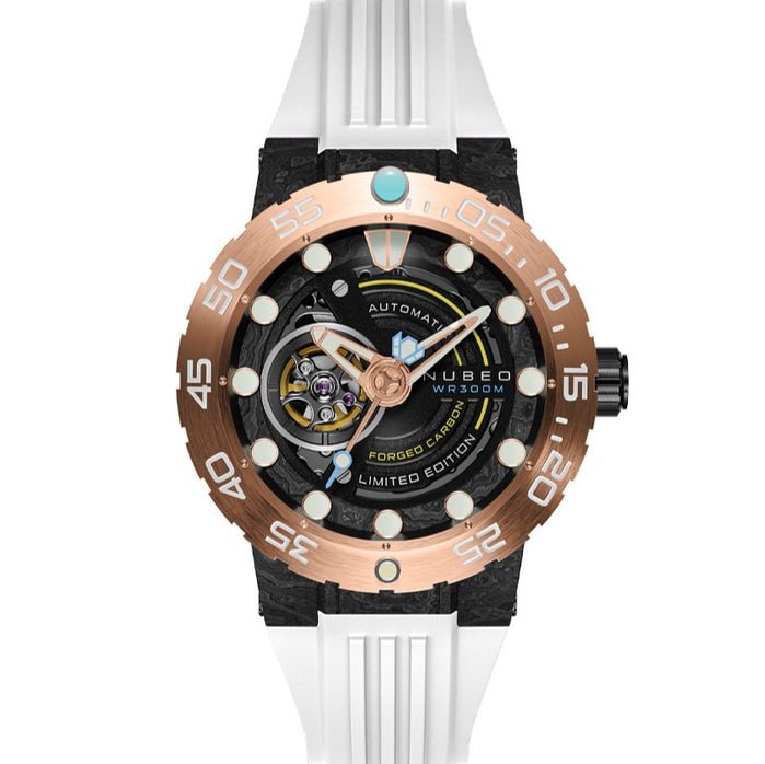 Nubeo Opportunity Automatic Forged Carbon Fiber Limited Edition Carbon Rose Gold angled shot picture