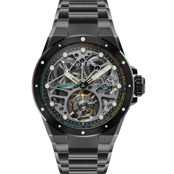 Nubeo Polaris Tourbillon Limited Edition Dark Void angled shot picture