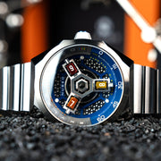 Nubeo Skylab Automatic Grey Blue - Watches.com - NB - 6083 - 22