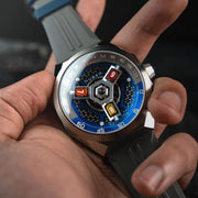 Nubeo Skylab Automatic Grey Blue - Watches.com - NB - 6083 - 22