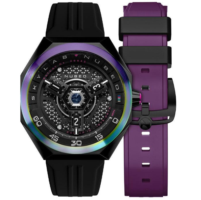 Nubeo Skylab Automatic Limited Edition Iridescent Black angled shot picture