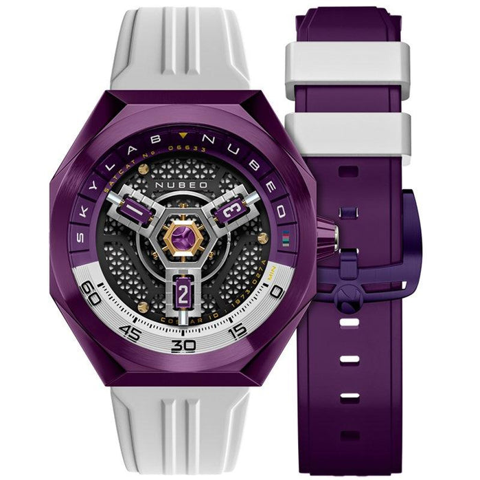 Nubeo Skylab Automatic Limited Edition Metallic Purple angled shot picture