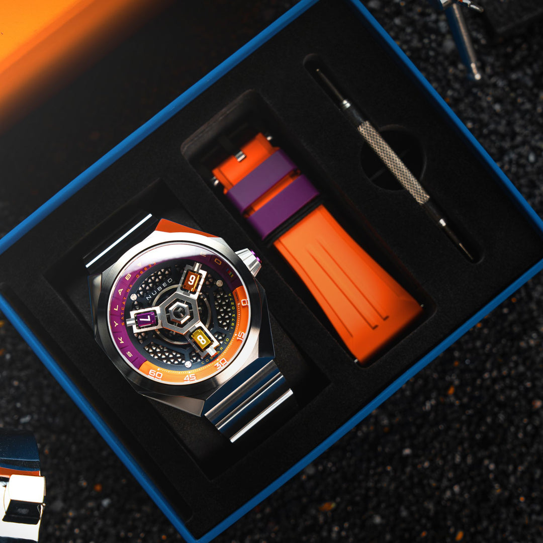 Nubeo Skylab Automatic Purple Orange – Watches.com