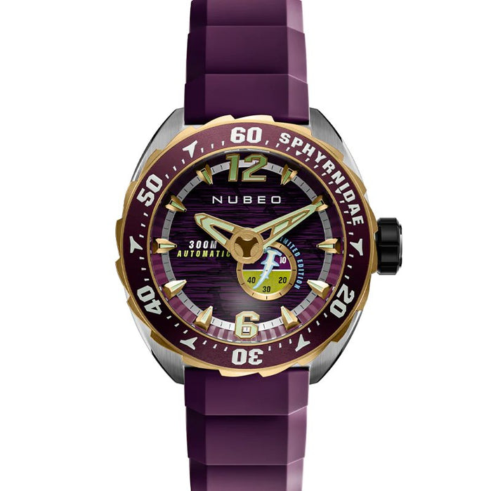Nubeo Sphyrnidae Automatic Limited Edition Moor Purple angled shot picture