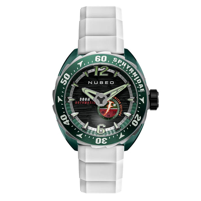 Nubeo Sphyrnidae Automatic Limited Edition Sea Green angled shot picture