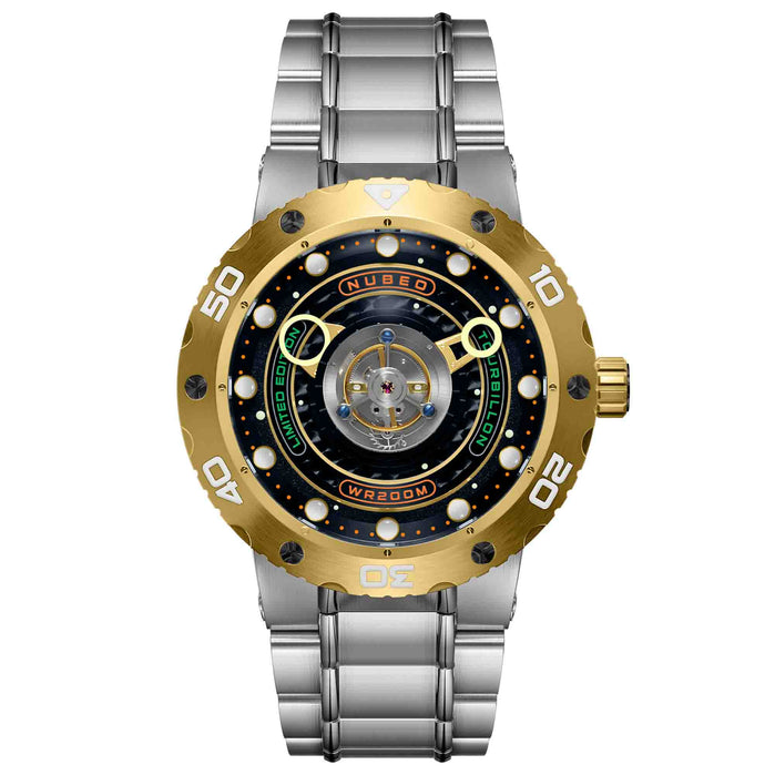 Nubeo Supermassive Automatic Tourbillon Gold Limited Edition angled shot picture
