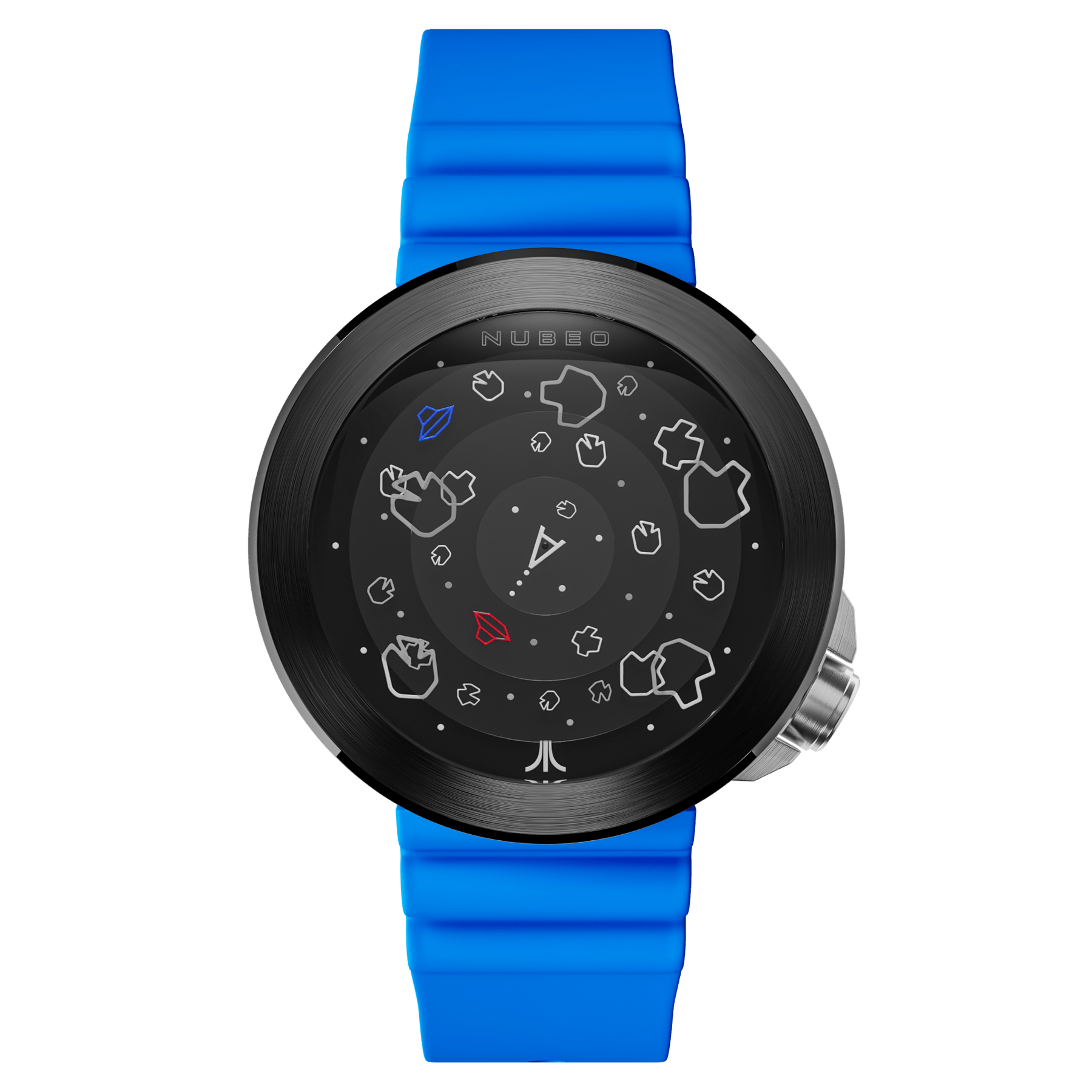 Nubeo Ventana Automatic Atari Asteroids 45th Nebula Blue Limited