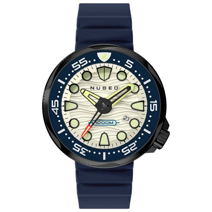 Nubeo Ventana Automatic Dark Slate Blue Limited Edition angled shot picture