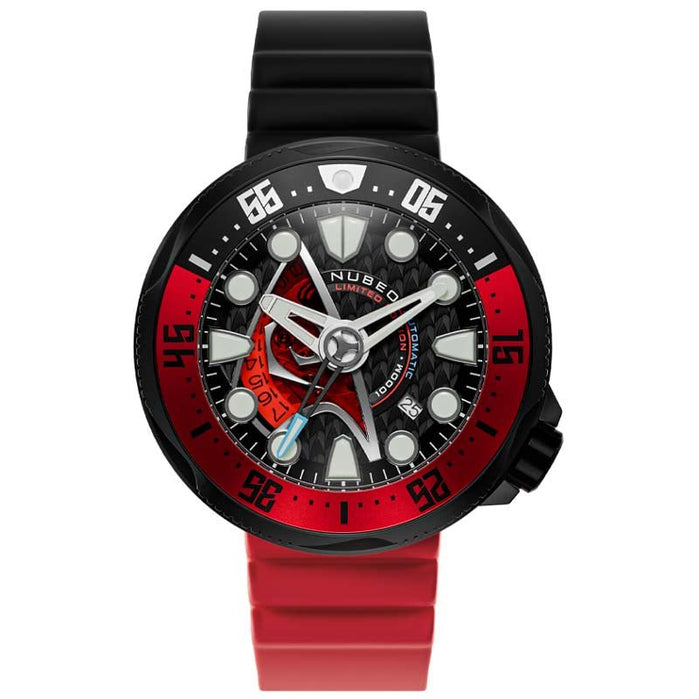 Nubeo Ventana Automatic Star Trek Starfleet Ops Red Limited Edition angled shot picture