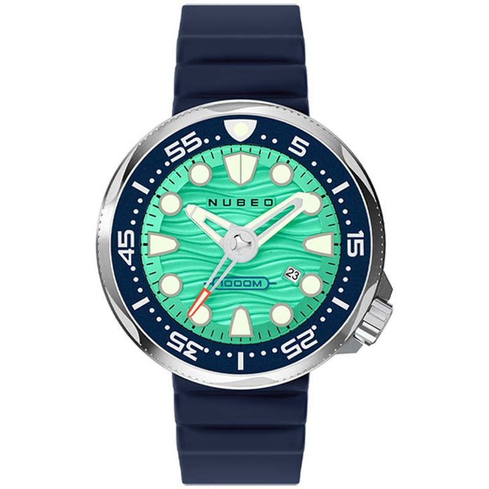 Nubeo Ventana Automatic Turquoise Blue Limited Edition angled shot picture