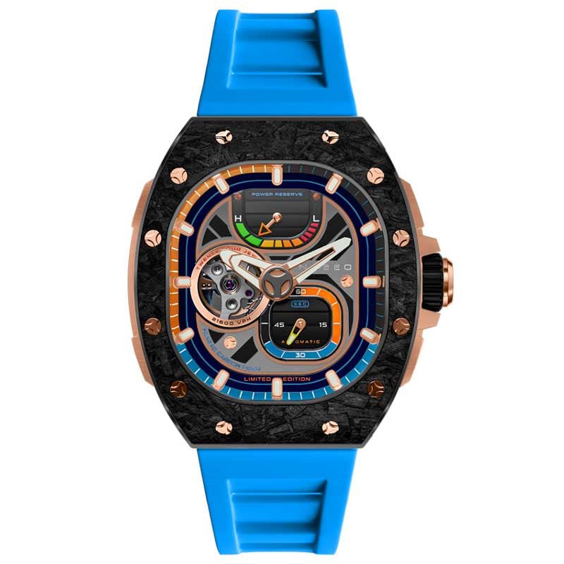 Nubeo Viper Automatic Copper Blue Limited Edition | Watches.com