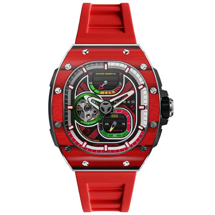 Nubeo Viper Automatic Devils Red Limited Edition angled shot picture