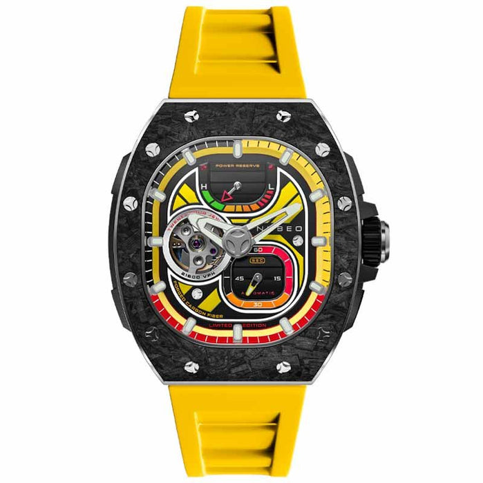 Nubeo Viper Automatic Sandstorm Yellow Limited Edition angled shot picture