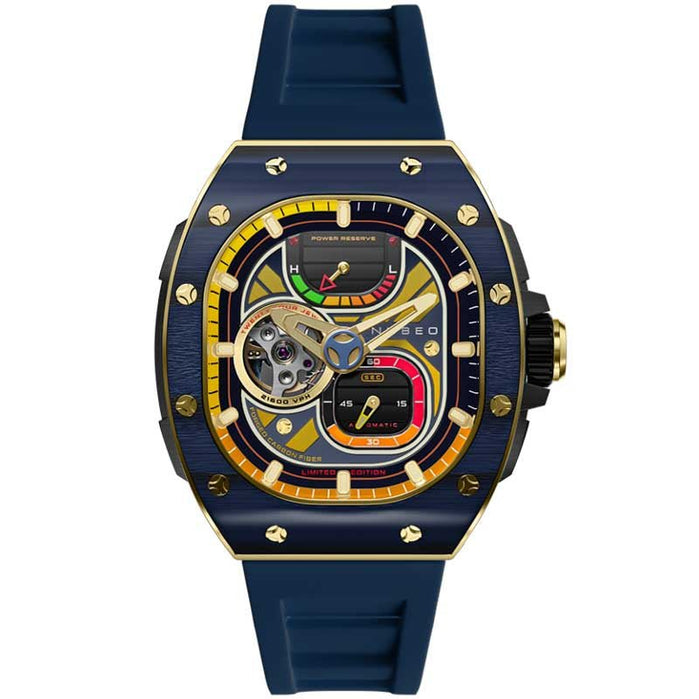 Nubeo Viper Automatic Spartan Blue Limited Edition angled shot picture
