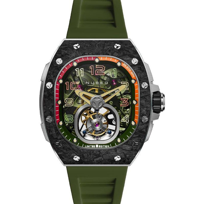 Nubeo Viper Tourbillon Limited Edition Napier Green angled shot picture