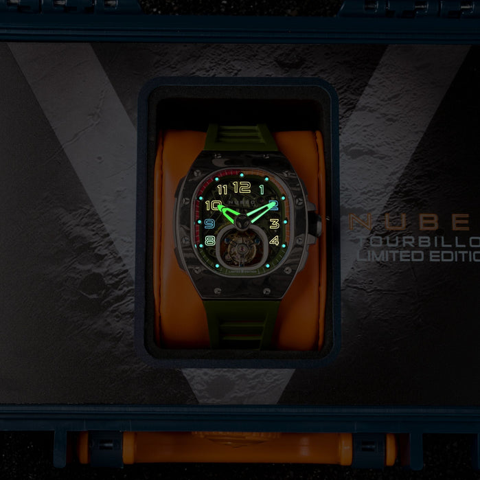 Nubeo Viper Tourbillon Limited Edition Napier Green angled shot picture