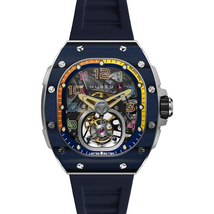 Nubeo Viper Tourbillon Limited Edition Rare Blue angled shot picture