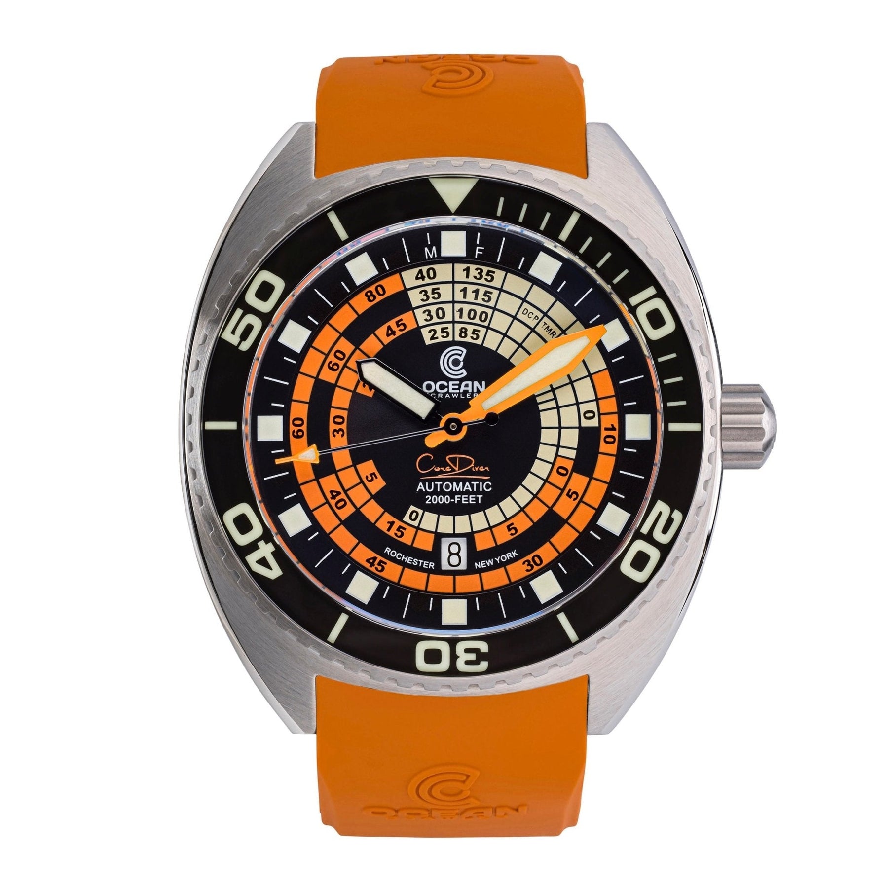 Ocean Crawler Decompression Timer Orange Black Limited Edition