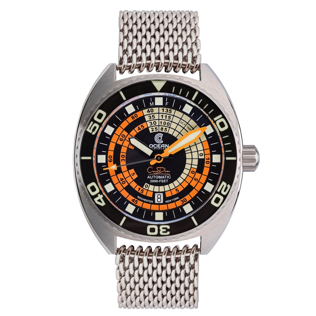 Ocean Crawler Decompression Timer Orange Black Limited Edition