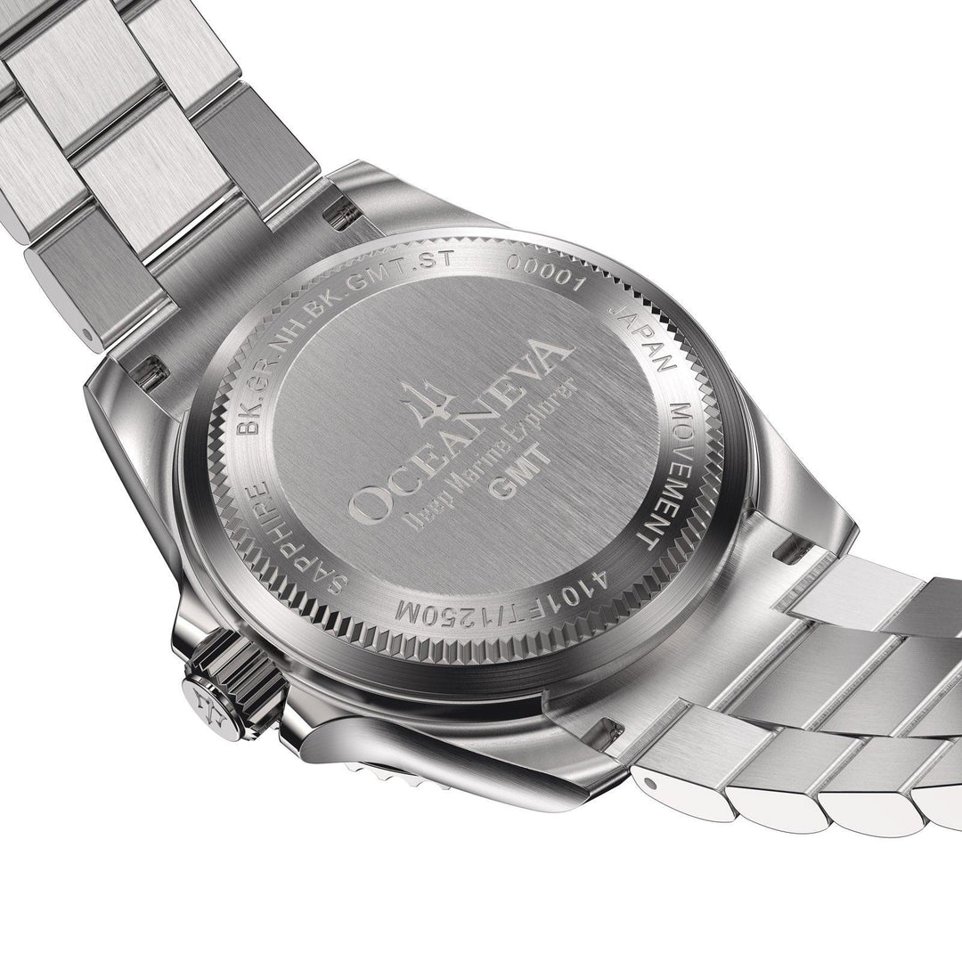 Oceaneva Deep Marine Explorer GMT Automatic 1250M Pro Diver Green