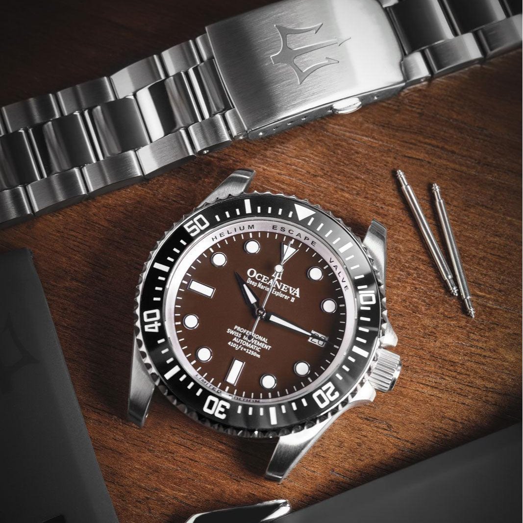 Oceaneva Deep Marine Explorer II Automatic 1250M Pro Diver Black