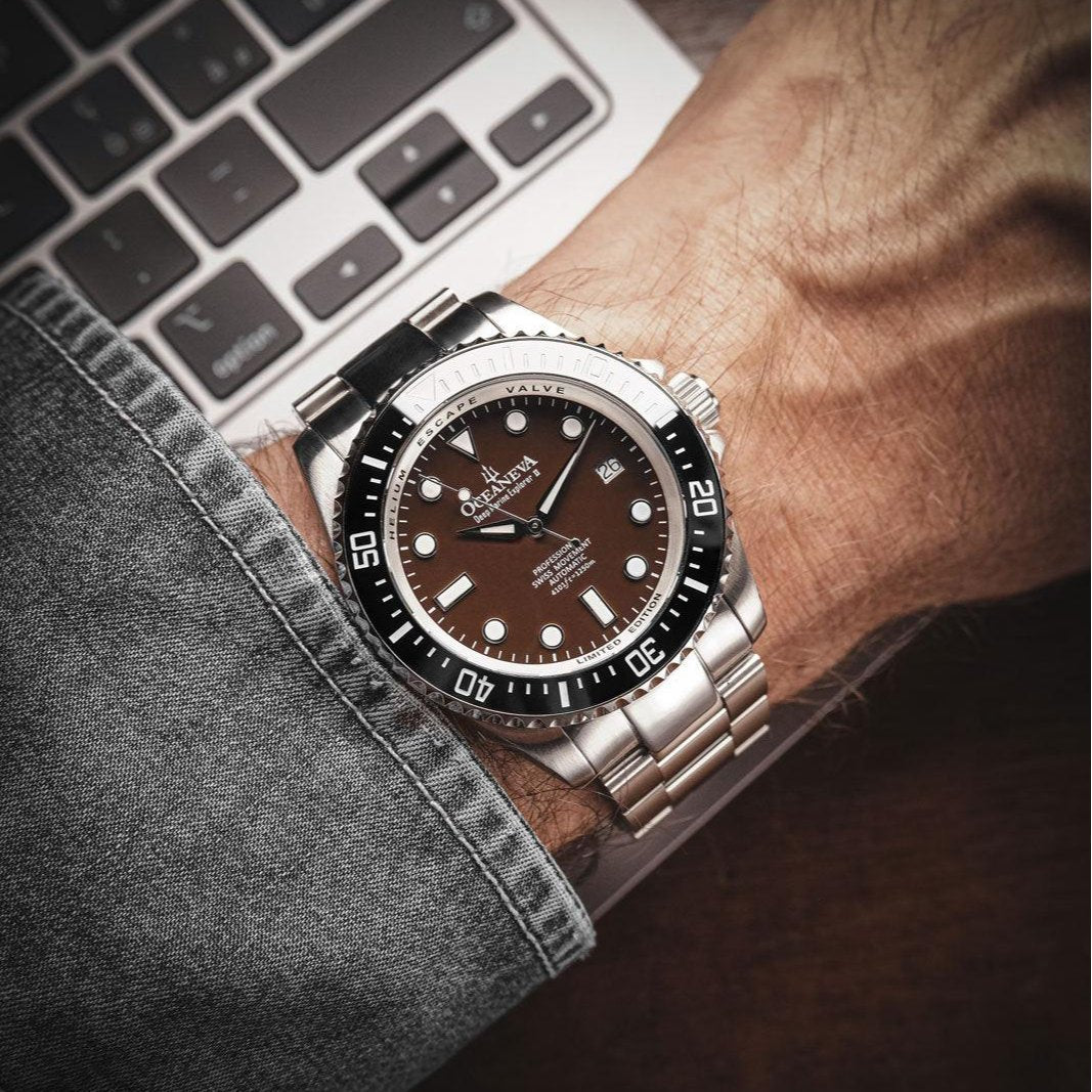 Oceaneva Deep Marine Explorer II Automatic 1250M Pro Diver Black