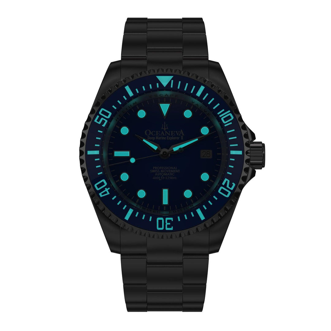 Oceaneva Deep Marine Explorer II Automatic 1250M Pro Diver Blue