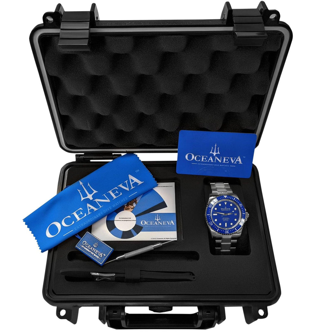 Oceaneva Deep Marine Explorer II Automatic 1250M Pro Diver Blue